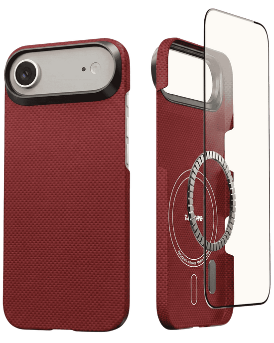iPhone Air Case - Super Thin | Aramid Fiber | MagSafe - Crimson
